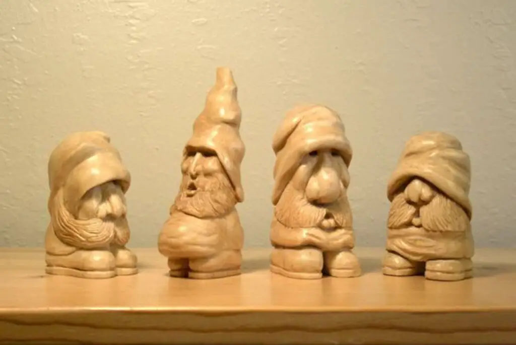 Gnome wood carving patterns 8 Best Steps