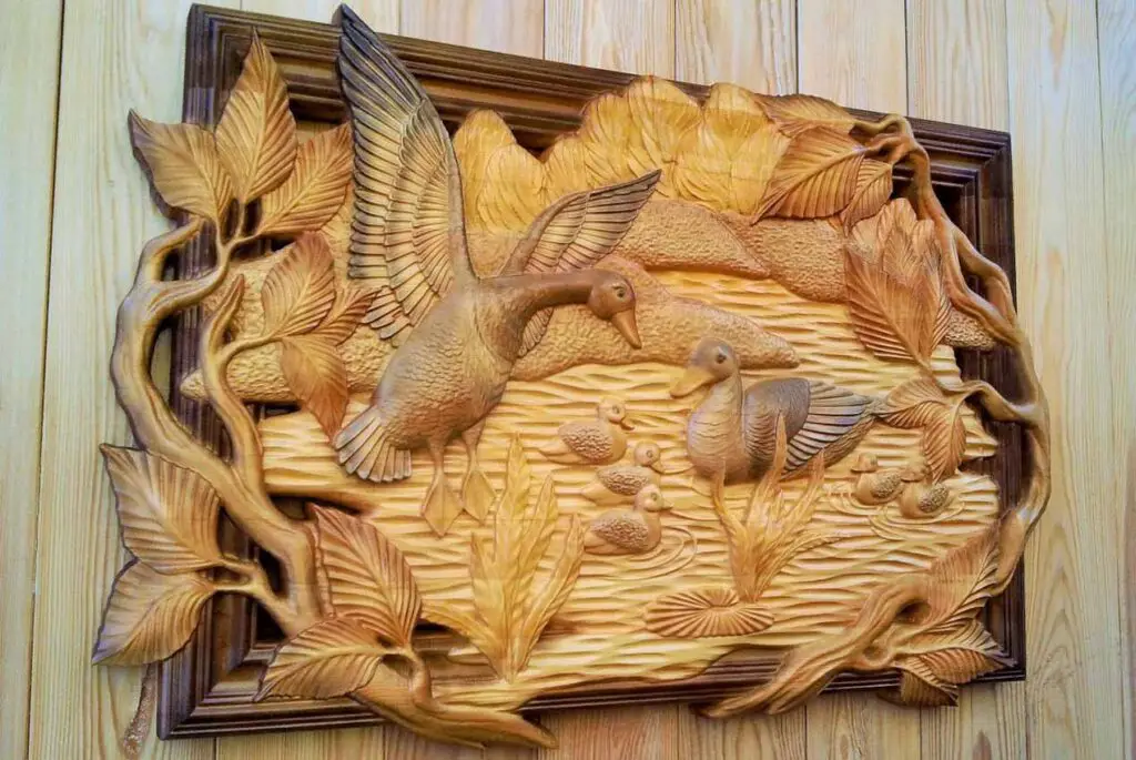 What is a relief carving