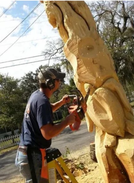 How to chainsaw carve