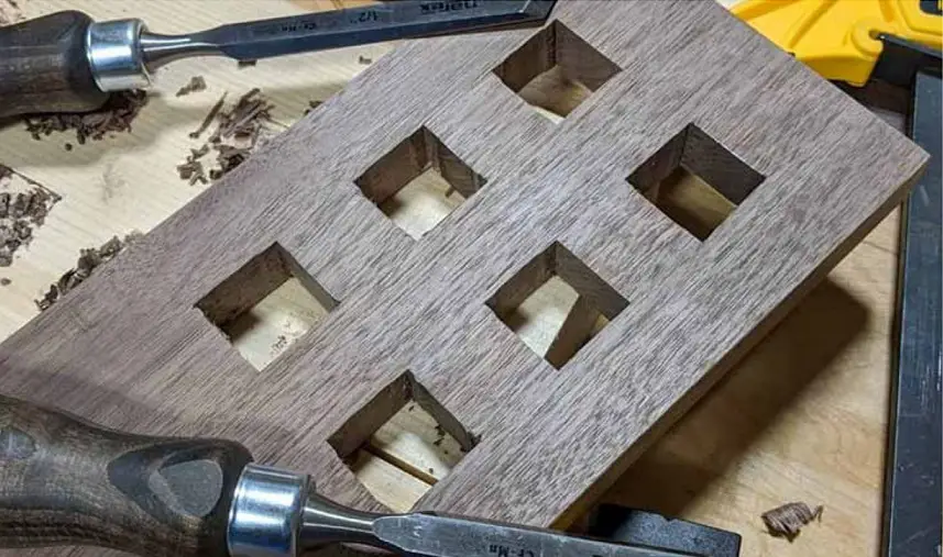 Cut Square Hole In Wood